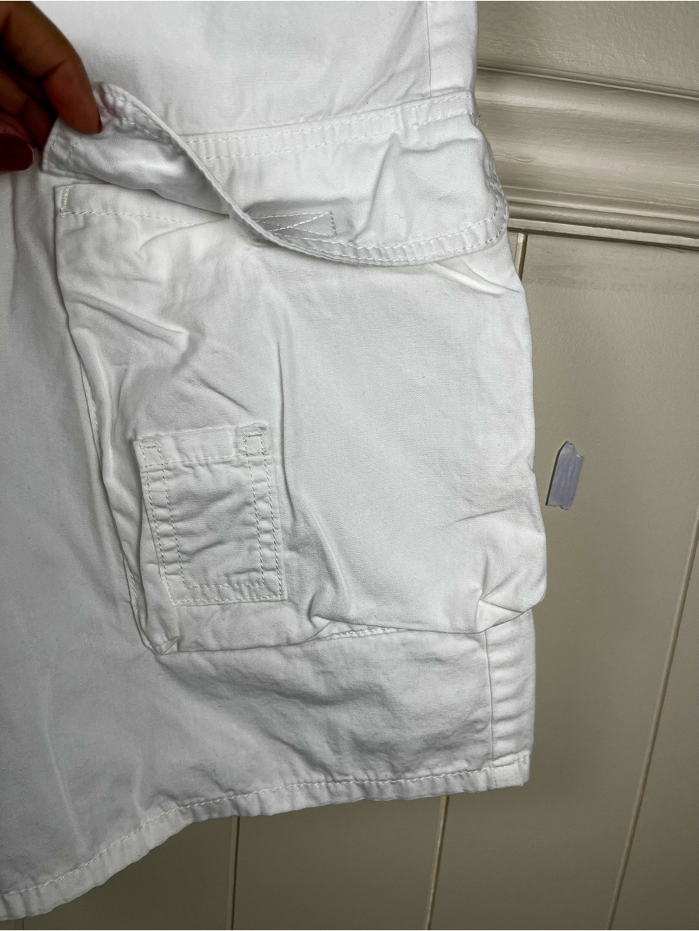 Divided H&M White Men’s Cargo Shorts - Lightweight Utility size 32 - Picture 8 of 9